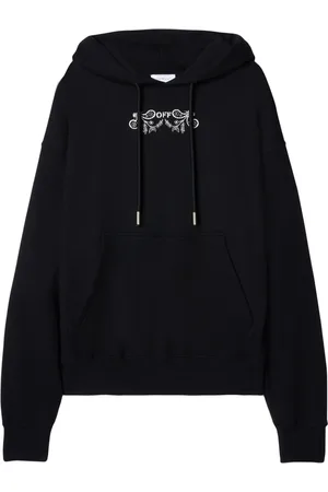OFF-WHITE Hoodie mit Tattoo Bandana-Stickerei