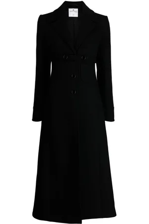 Courrèges Single-breasted A-line coat