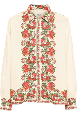 BODE Hemd mit Blumen-Print