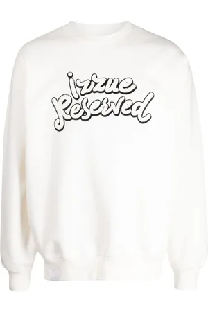 Izzue Sweatshirt mit Logo-Applikation aus Frottee