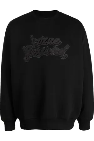 Izzue Sweatshirt mit Logo-Applikation aus Frottee