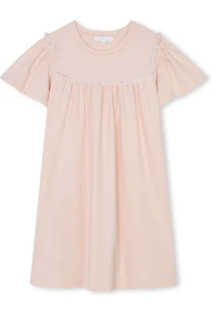 Chloé Kleid mit kurzen Ärmeln