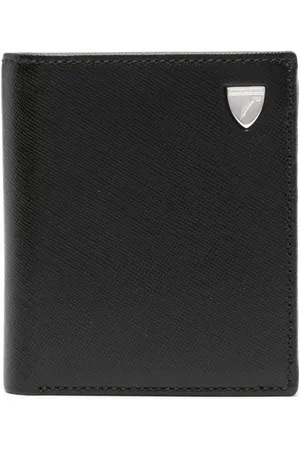 ASPINAL OF LONDON Portemonnaie aus Saffiano-Leder mit Logo-Schild