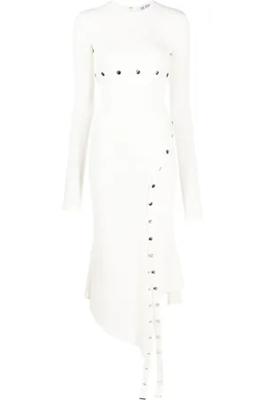 The Attico Midikleid mit langen Ärmeln