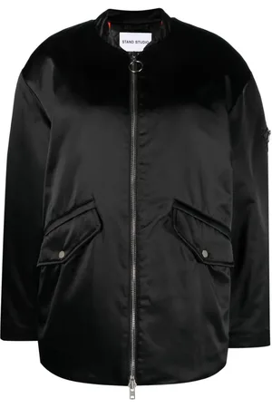 Stand Studio Prim Satin-Bomberjacke