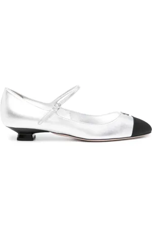 Miu Miu Lola Pumps im Metallic-Look