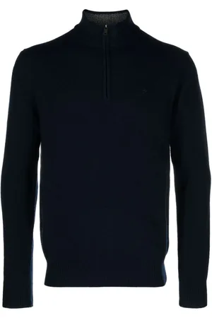 Hackett Cardigan mit Logo-Stickerei