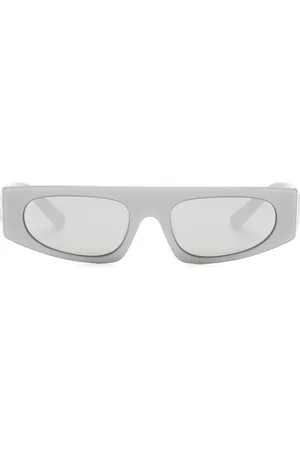 Dolce & Gabbana Eckige Sonnenbrille mit Logo-Schild