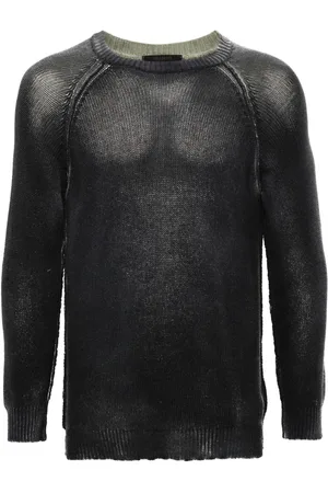 TRANSIT Pullover mit Graffiti-Effekt
