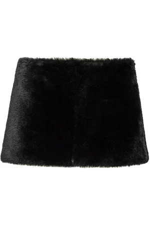 Prada Minirock aus Shearling