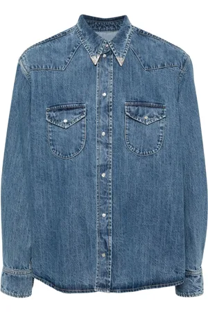 Bally Jeanshemd mit Kristallen