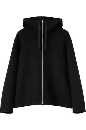 Jil Sander Kapuzenjacke aus Schurwollgemisch