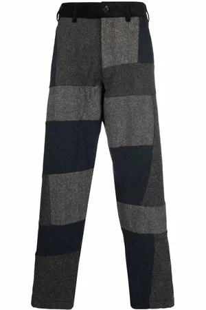 Comme des Garçons Gerade Patchwork-Hose