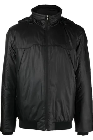 HUGO BOSS Leichte Kapuzenjacke mit Reißverschluss
