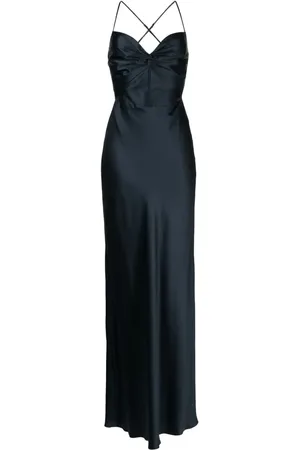 Michelle Mason Abendkleid aus Seide mit verdrehtem Design