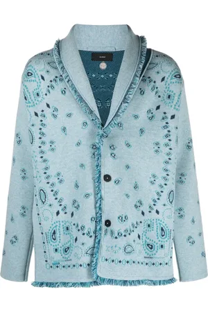 Alanui Cardigan aus Kaschmir mit Bandana-Jacquard