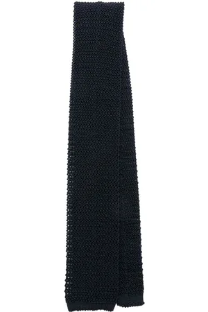 Fursac Gestrickte Krawatte aus Seide