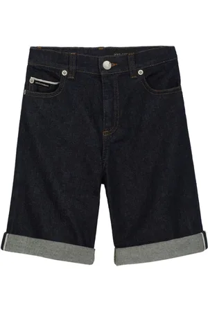 Dolce & Gabbana Jeans-Bermudas mit Logo-Patch
