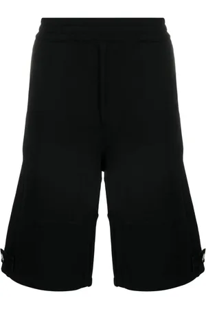 Alexander McQueen Shorts mit Logo-Schild
