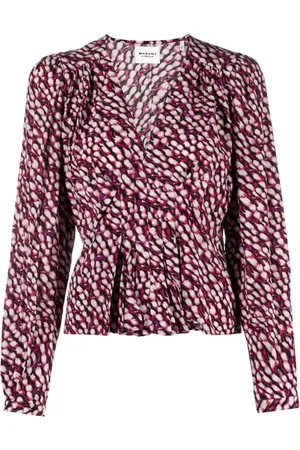 Marant Etoile Eddy Bluse mit Animal-Print