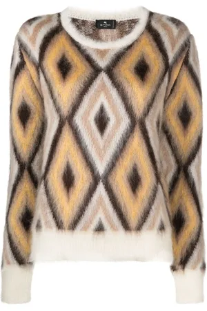 Etro Jacquard-Pullover mit Rautenmuster
