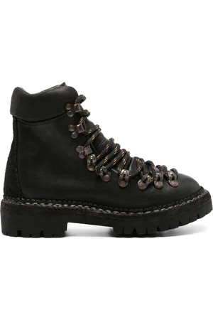 GUIDI Lederstiefel mit Schnürung