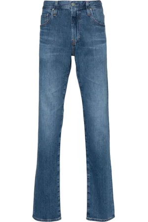 AG Jeans Tellis Straight-Leg-Jeans mit Logo-Patch