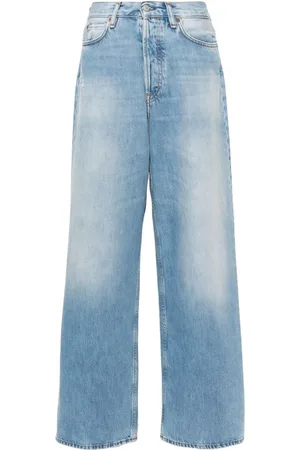 Acne Studios Weite High-Rise-Jeans
