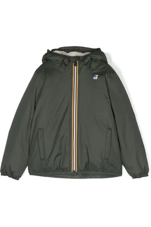 K-Way Boa Kapuzenjacke mit Logo-Patch