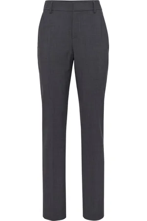 Brunello Cucinelli Tapered-Hose mit hohem Bund