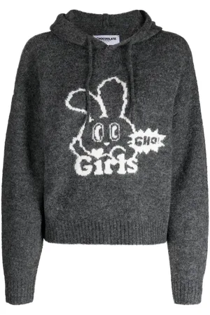 Chocoolate Intarsien-Hoodie