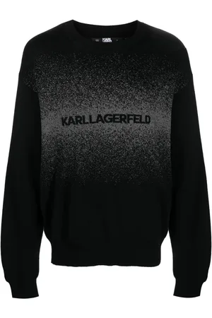 Karl Lagerfeld Sweatshirt mit Intarsien-Logo