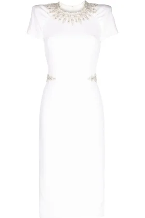 Jenny Packham Ines Midikleid mit Perlen