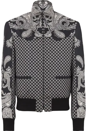 Balmain Bomberjacke mit grafischem Print