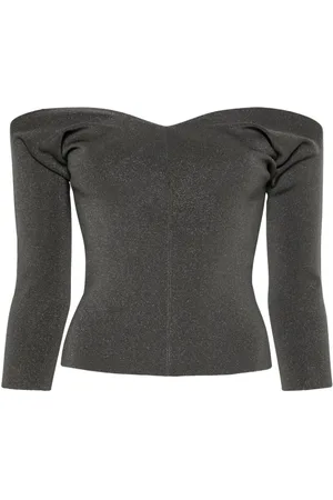 MRZ Gestricktes Lurex-Top