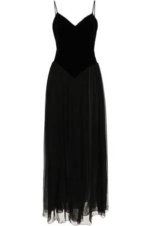 Chloé Seidenkleid mit V-Ausschnitt