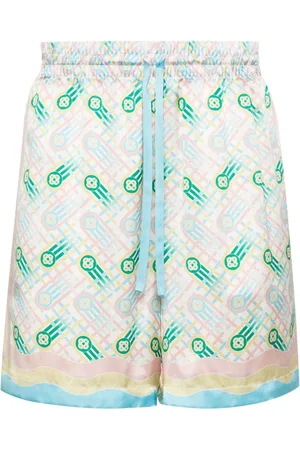 Casablanca Ping Pong Shorts aus Seide