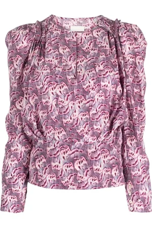 Isabel Marant Zarga Bluse mit grafischem Print