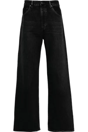 Acne Studios Halbhohe Wide-Leg-Jeans