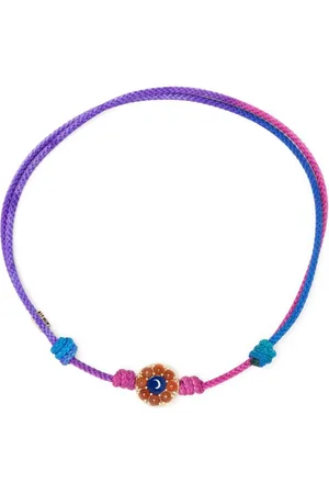 LUIS MORAIS 14kt Gelbgoldarmband mit Korallen