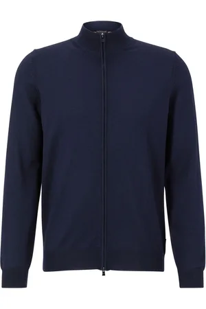 HUGO BOSS Cardigan mit Reißverschluss