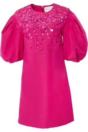 Carolina Herrera Minikleid mit Paillettenbesatz