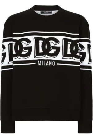 Dolce & Gabbana Intarsien-Pullover mit rundem Ausschnitt