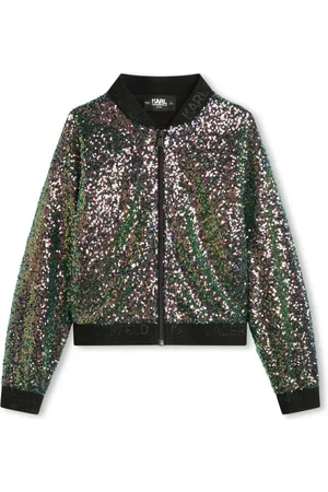 Karl Lagerfeld Bomberjacke mit Pailletten