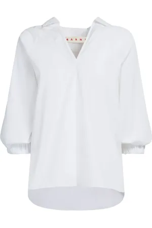 Marni Bluse mit V-Ausschnitt