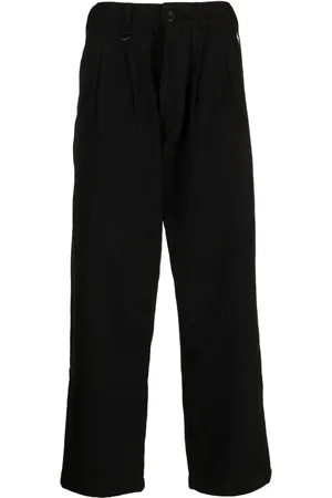 Chocoolate Straight-Leg-Hose mit Logo-Applikation
