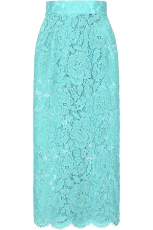 Dolce & Gabbana Hoch sitzender Midirock aus Spitze