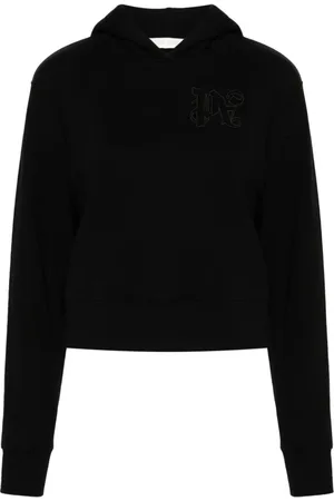 Palm Angels Hoodie mit Logo-Stickerei