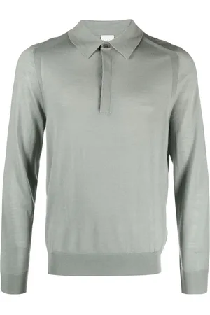 Paul Smith Merinopullover mit Poloshirtkragen