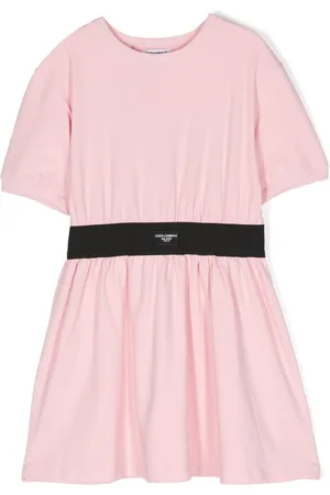 Dolce & Gabbana Jerseykleid mit Logo-Applikation